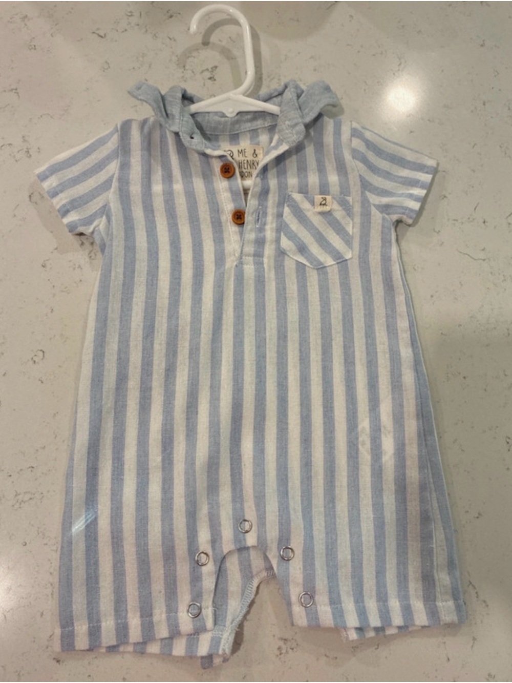 Me & Henry Striped Romper
